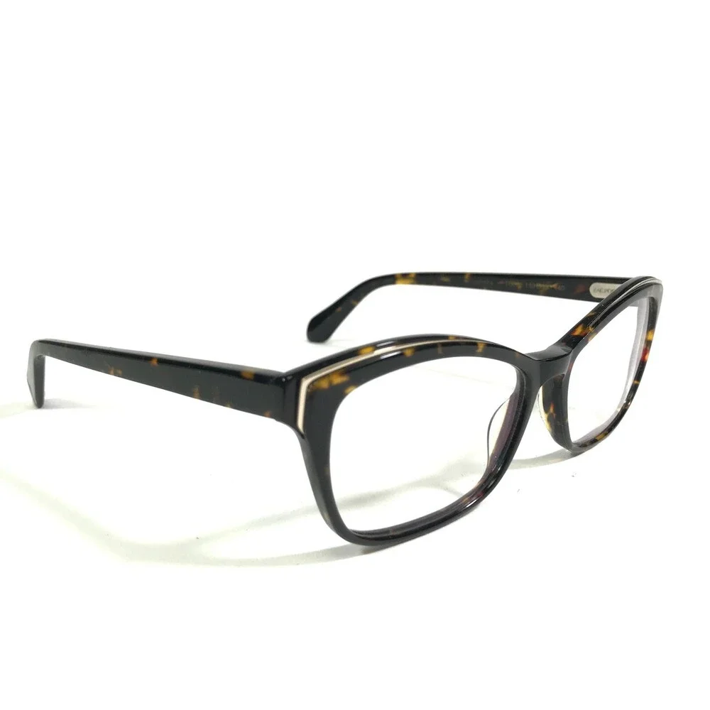Zac Posen Eyeglasses Frames Ludmilla TO Brown Tortoise Gold Cat Eye 53-15-140